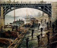 Monet, Claude Oscar - Unloading Coal
